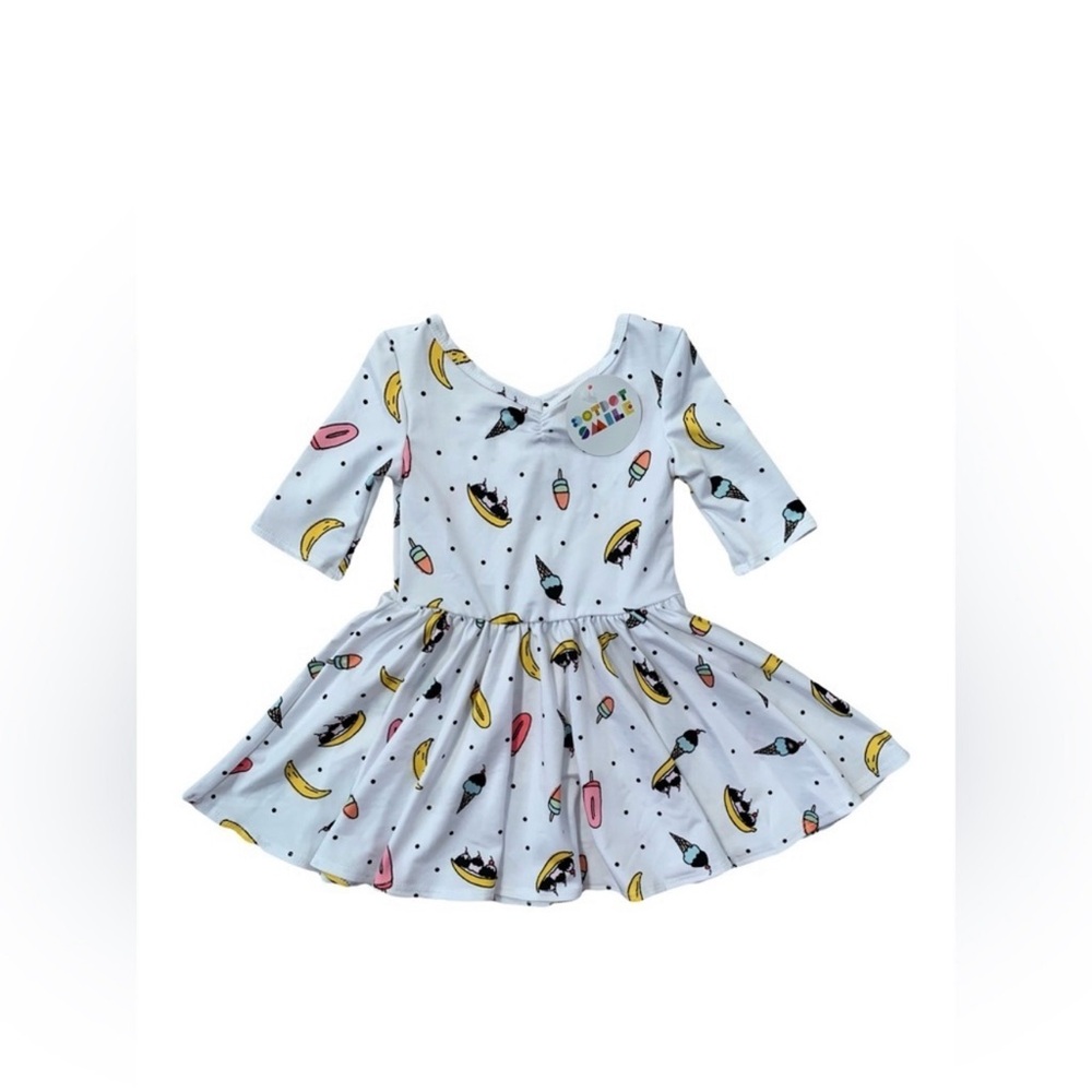 Dot Dot Smile NWT Size 12/24 Months Banana Split Ballerina Dress